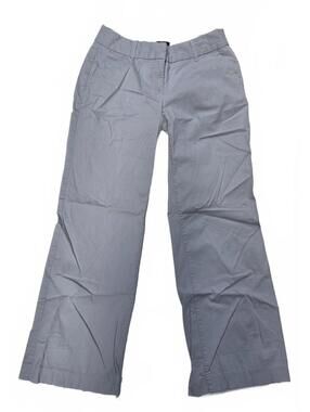 J. Crew City Fit Cotton Straight Leg Trousers = Lightweight & Breathable 26/30